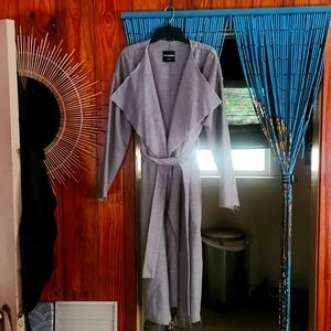 KITTENISH DISTRESSED TRENCH XXL GREY